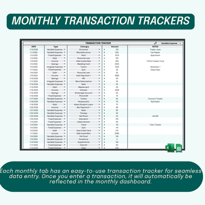 2026 Budget Tracker