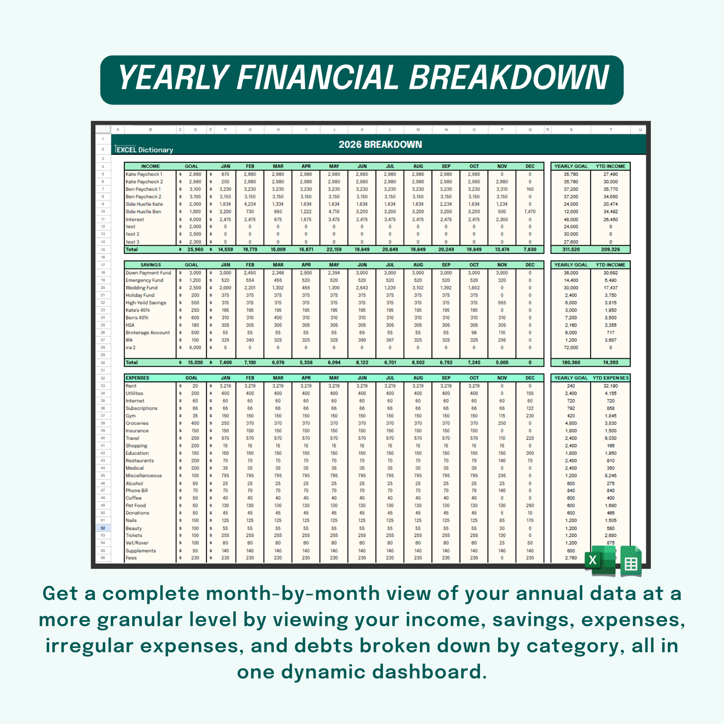 2026 Budget Tracker
