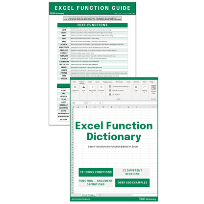 Excel Dictionary Bundle - Excel Dictionary