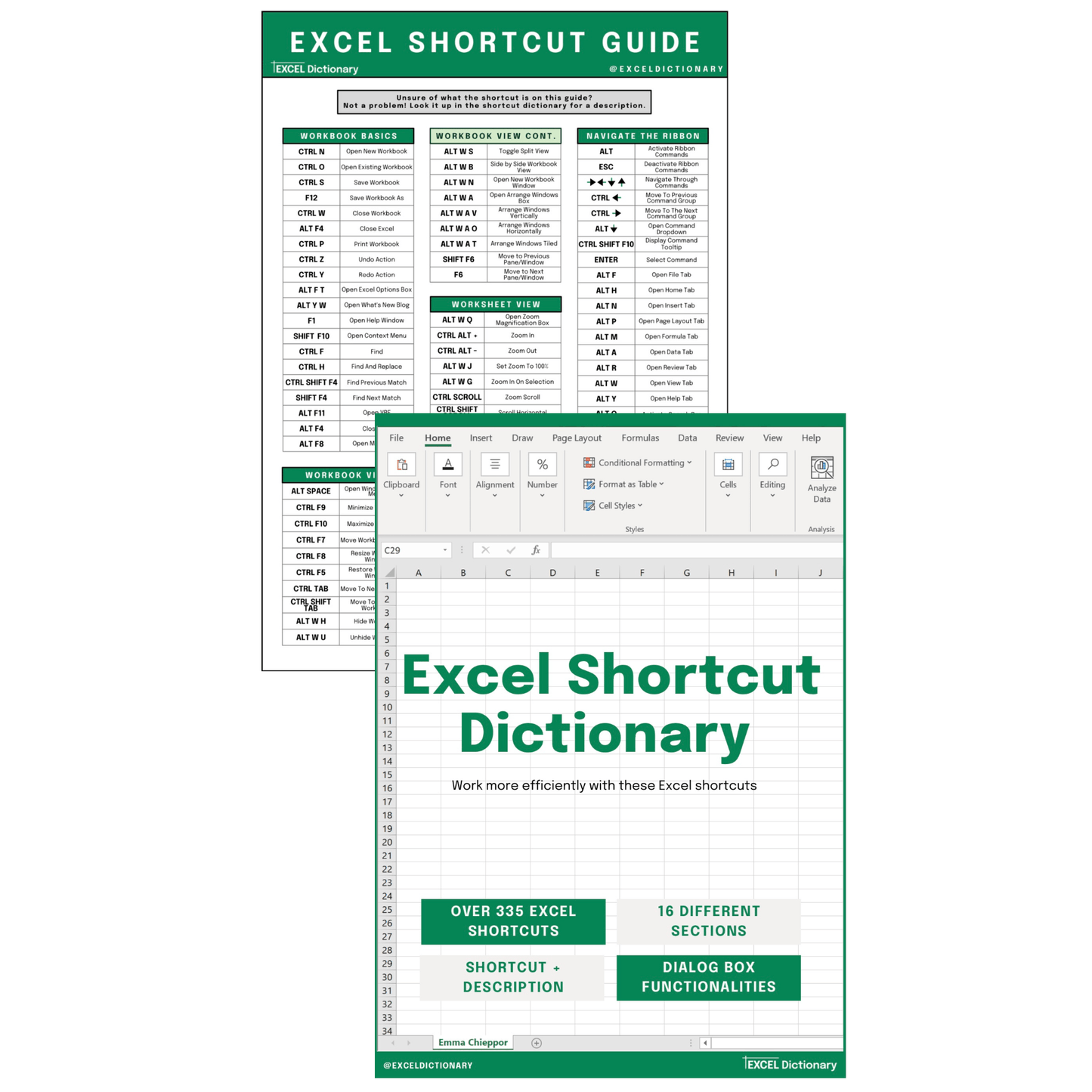 Excel Dictionary Bundle - Excel Dictionary