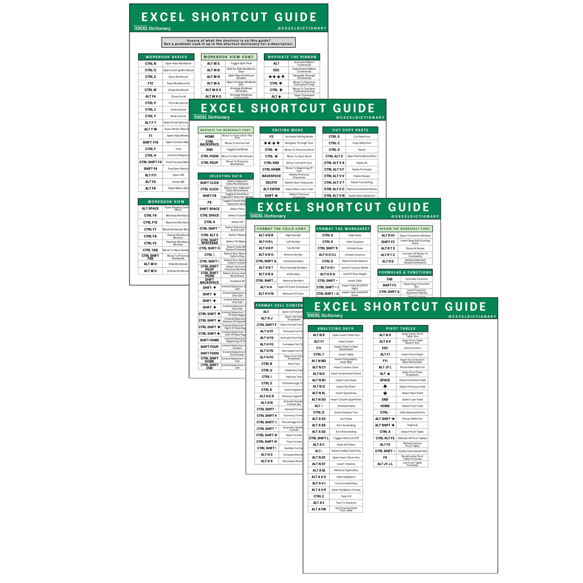 Excel Dictionary Bundle - Excel Dictionary